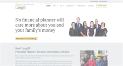 Desktop Screenshot of brettlangill.com